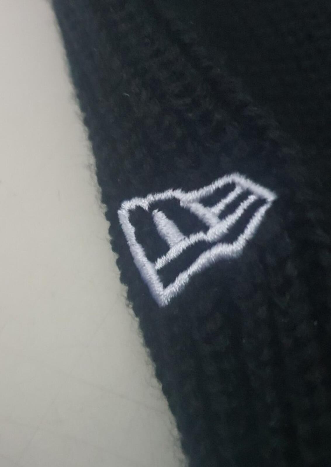 FW20 Supreme New Era Balaclava Black White Jacquard Logo Embroidery