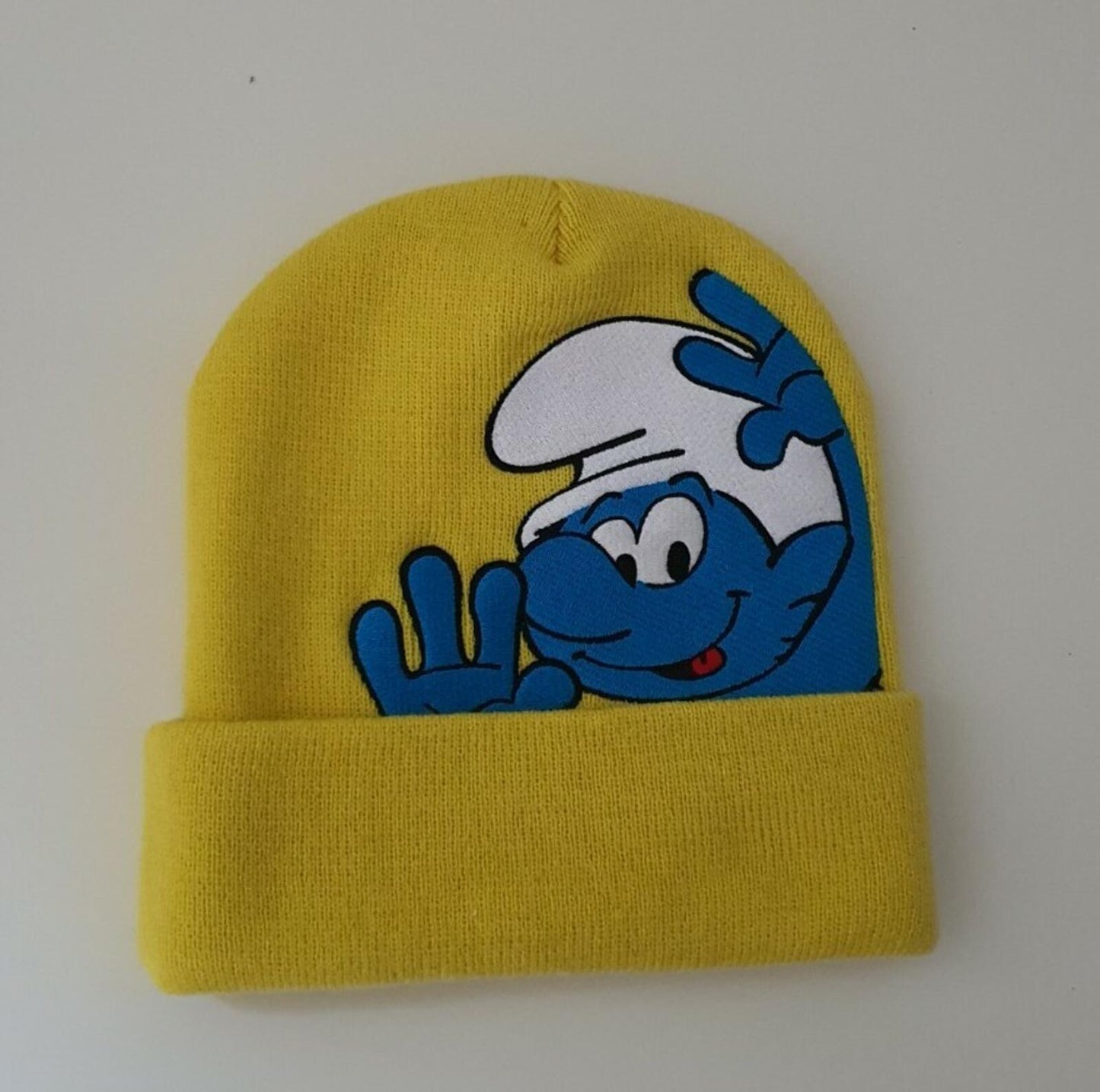FW20 Supreme x Smurfs beanie Yellow Hat