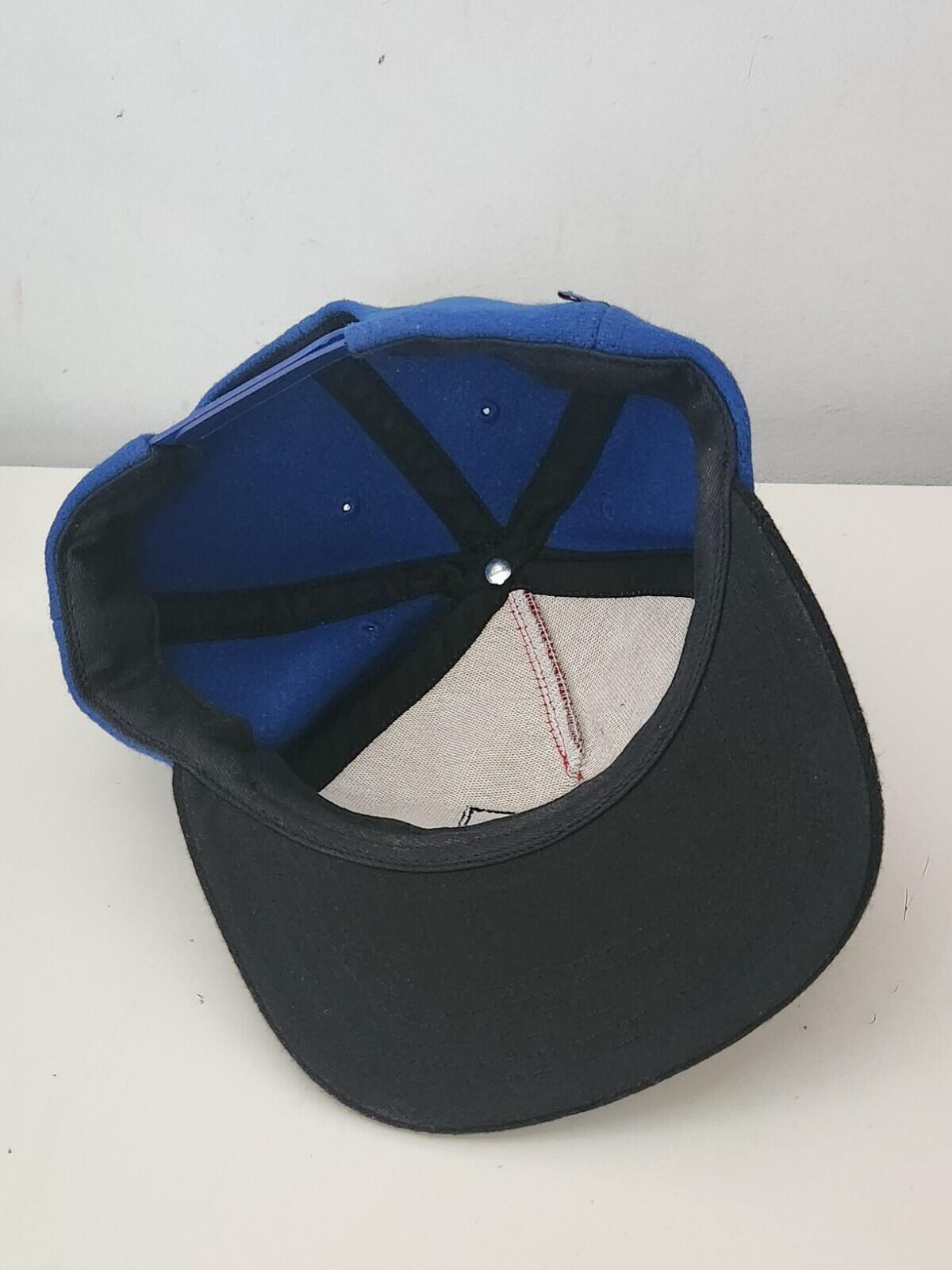 FW15 Supreme Milano Filz 5-Panel Cap Schwarz Blau Rot Wollmütze Selten 2015 S Logo