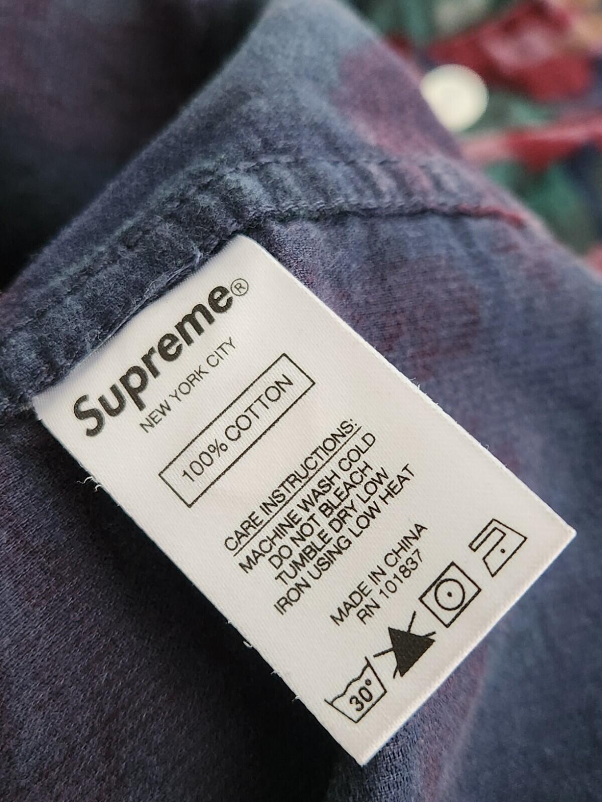 FW20 Supreme Digi Floral Corduroy Shirt Size M Medium Button Up Long Sleeve