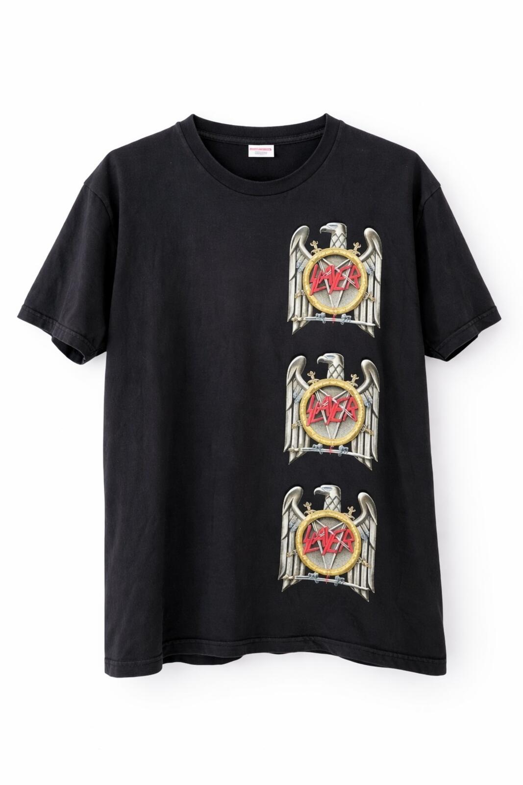 FW16 Supreme x Slayer Eagle Tee Black Size L