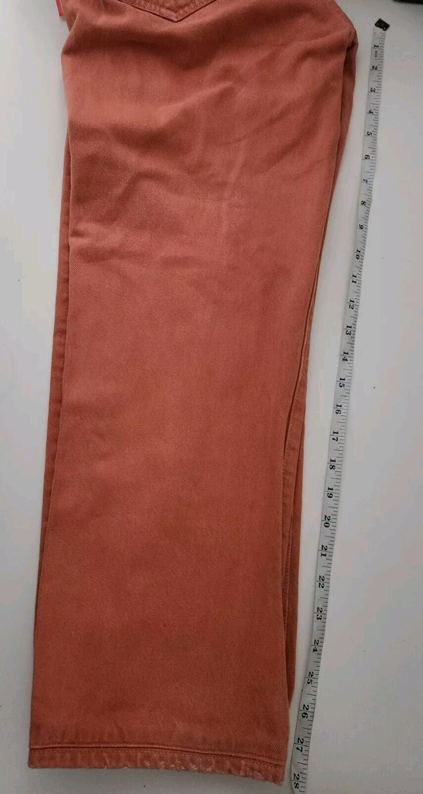 SS18 Supreme washed regular jeans size 30 Orange Trousers W30 L27 star denim