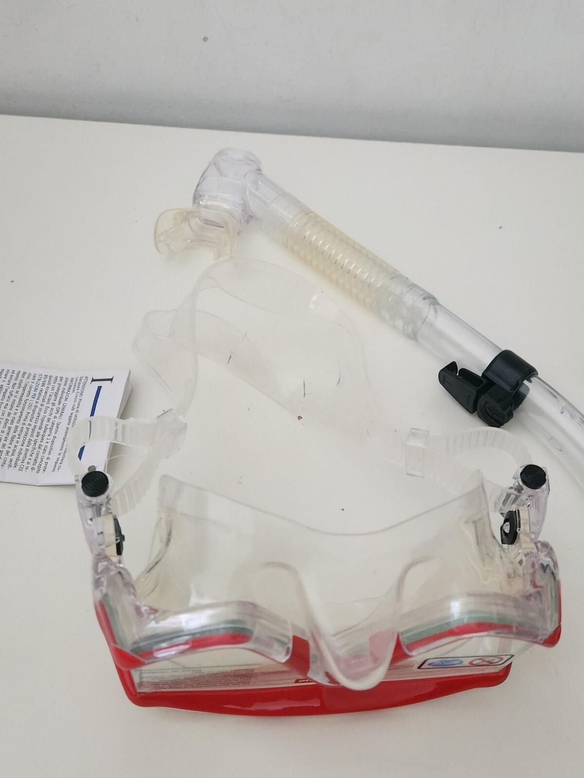 SS19 Supreme x Cressi Schnorchel-Set Hypoallergene Silikonmaske und Schnorchel