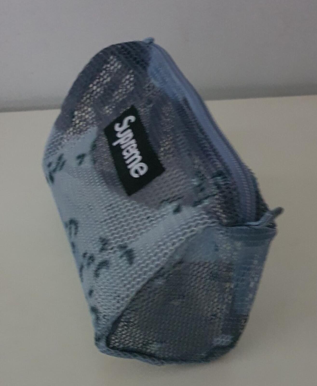 SS20 Supreme Utility Pouch Tasche Blau Chocolate Chip Camo