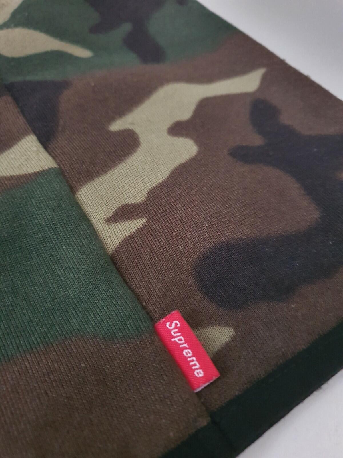 Rare FW15 Supreme fleece neck gaiter woodland camo neck warmer