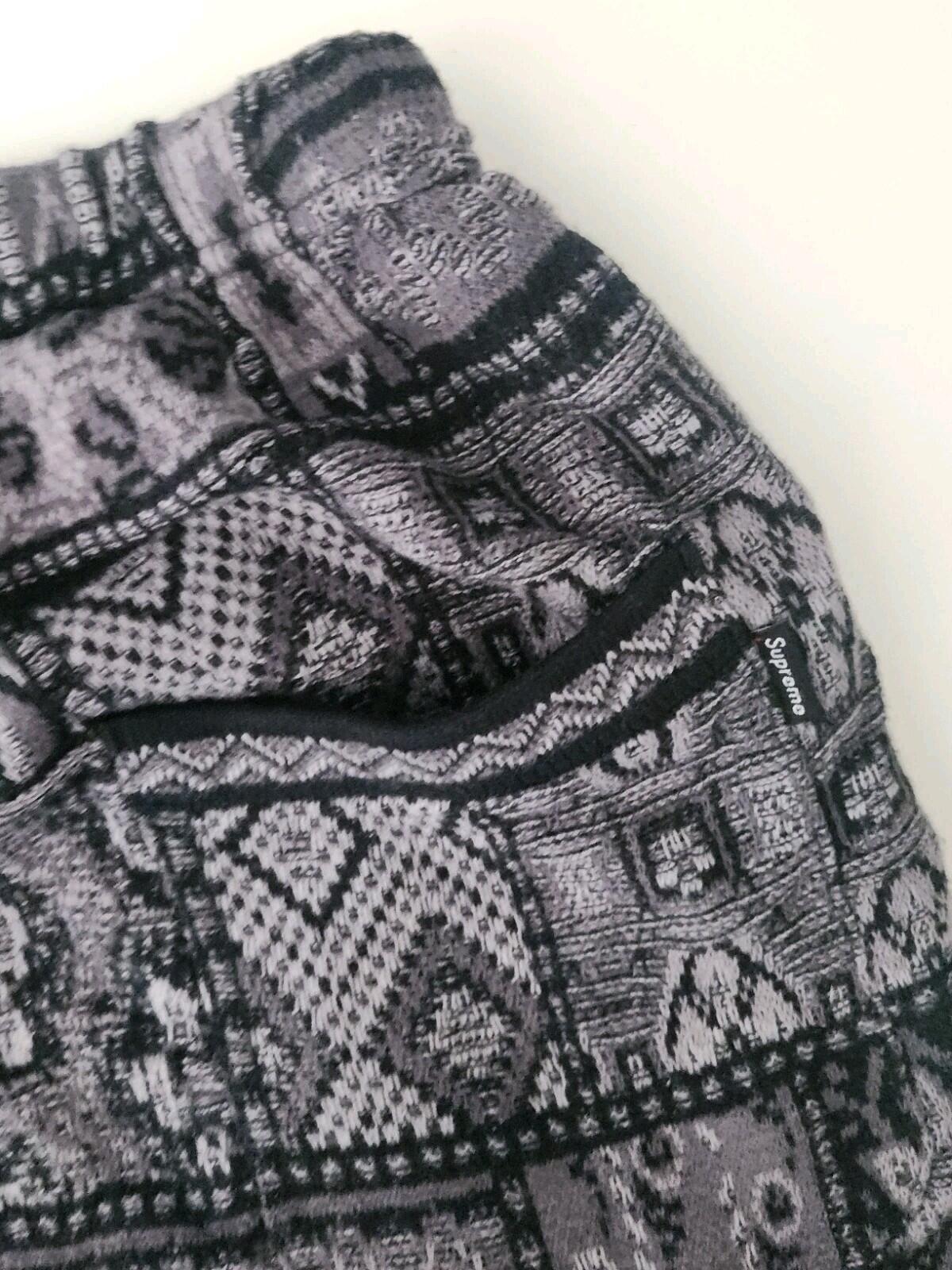 SS20 Supreme Patchwork Knit Short Black Size M