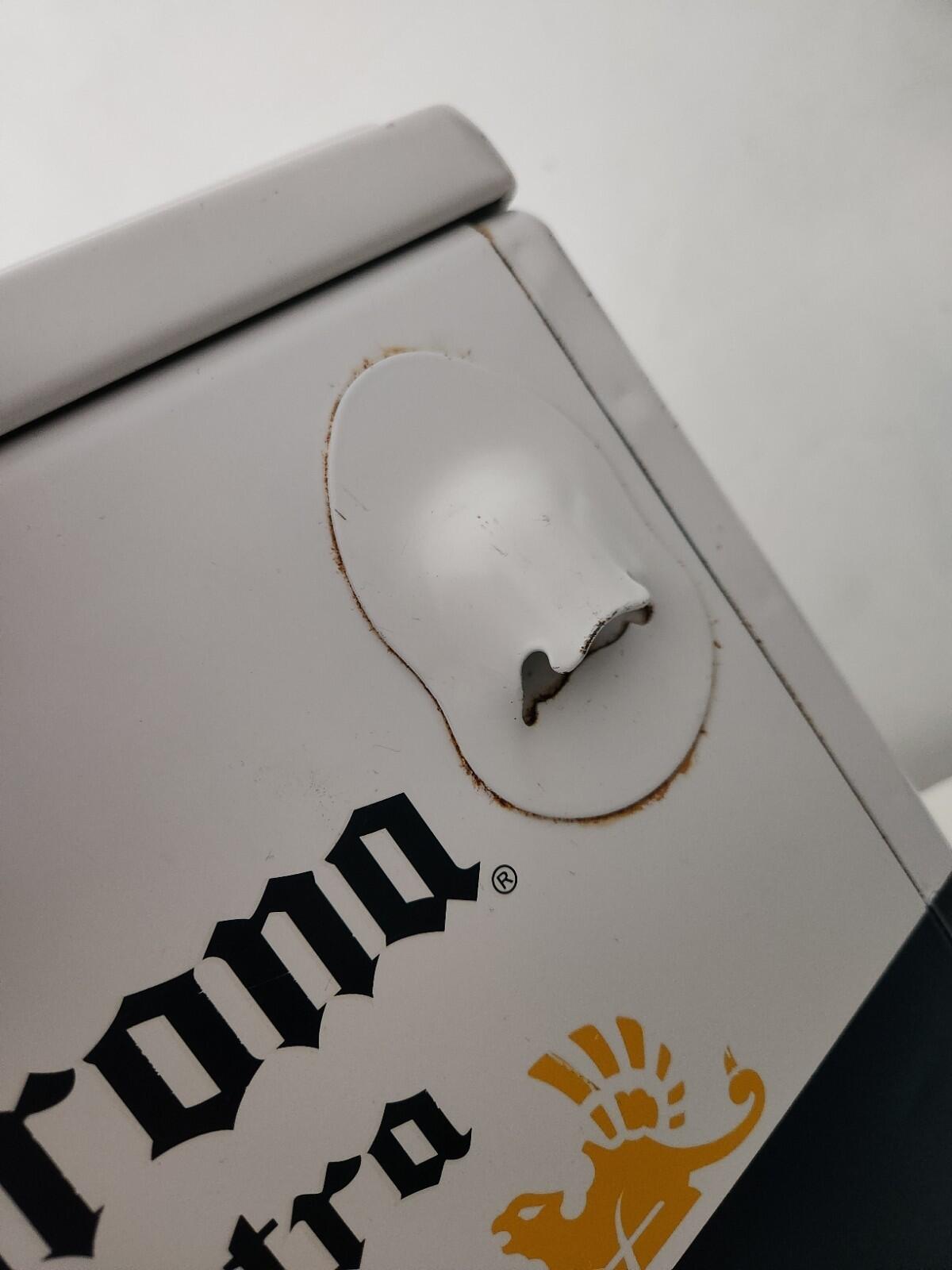 Official Corona 12 Beer Capacity Strong Aluminium Retro Cooler Ice Box Accessory