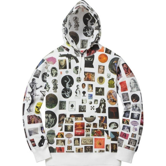 Sudadera con capucha Supreme Thrills SS17 blanca talla M