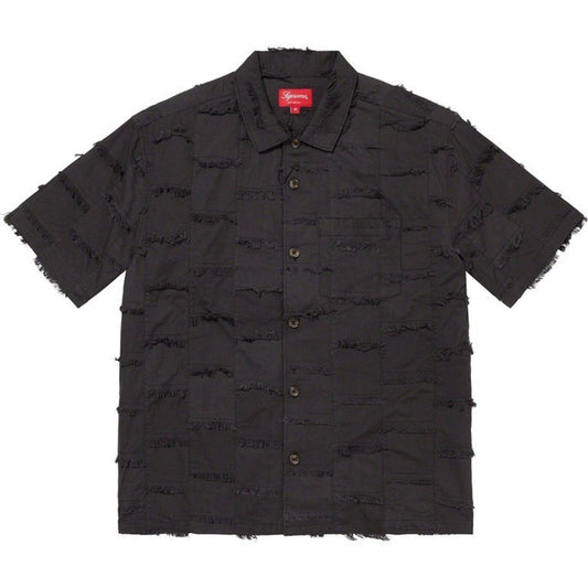 SS23 Supreme Patchwork S/S Shirt Black Größe S