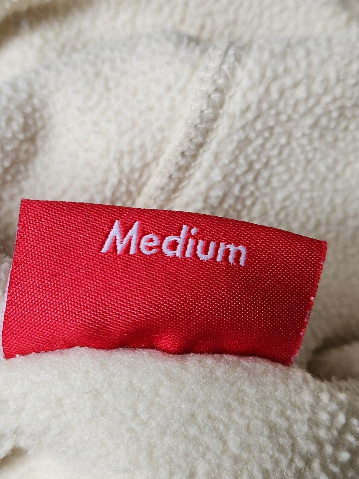 FW18 Supreme Polartec hooded sweatshirt Size M Medium hoodie Natural Fleece
