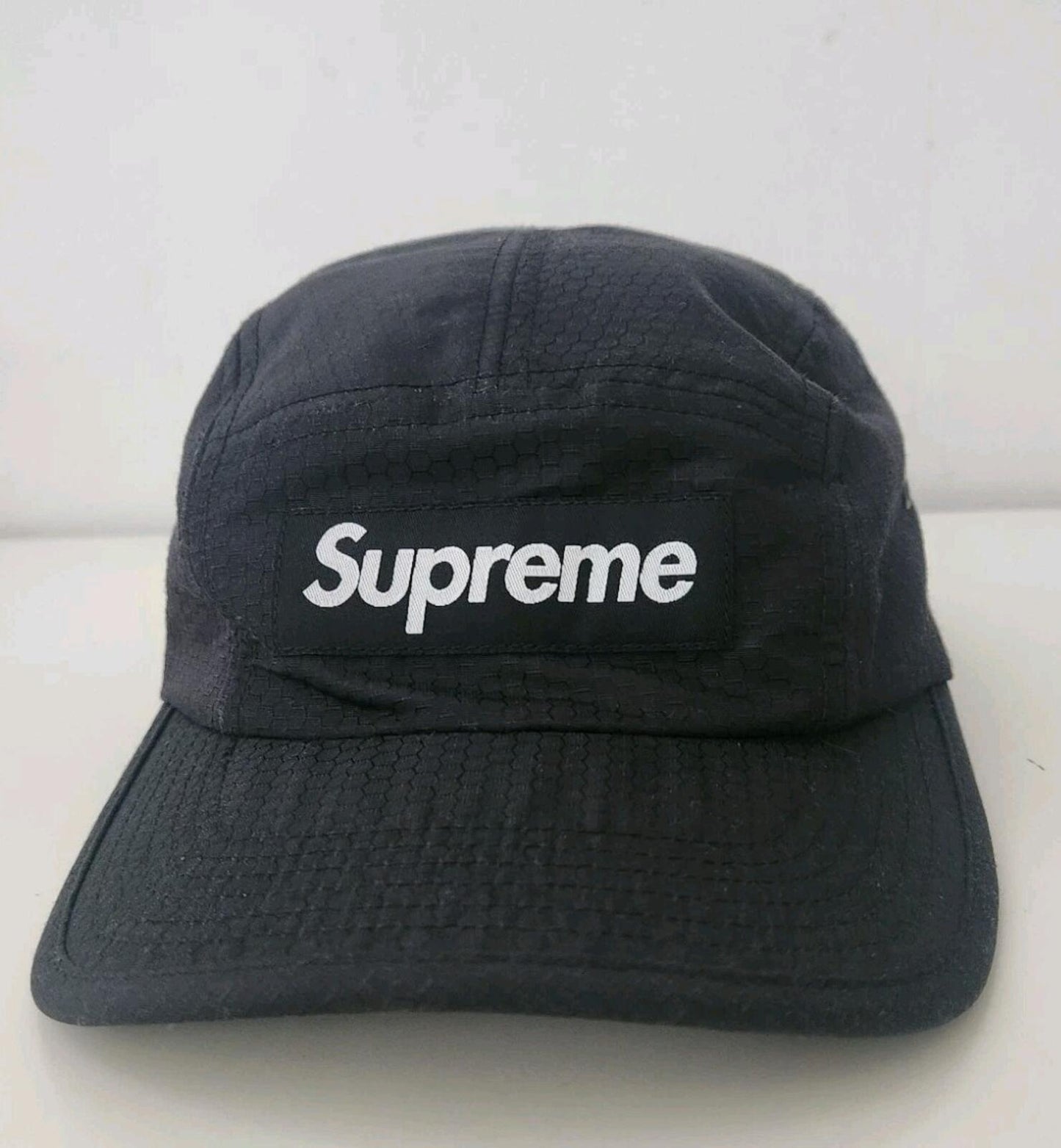 FW20 Supreme Made With Kevlar Camp Cap Black Water Resistant