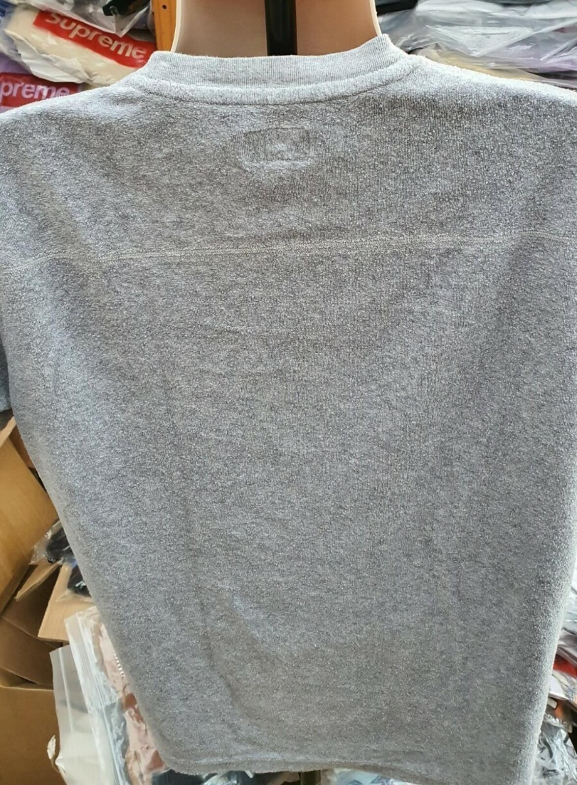 SS15 Supreme Football Terry Top T-Shirt Hellgrau Größe L