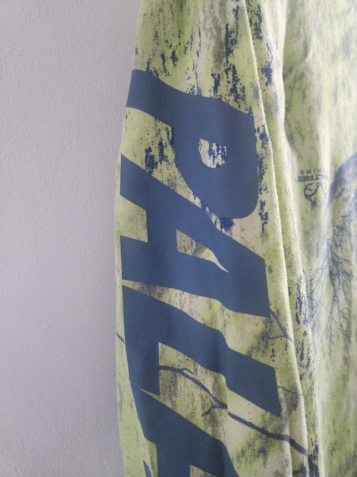 SS19 Palace Realtree Fishing Long Sleeve T-shirt Green Tee Top Size M Medium