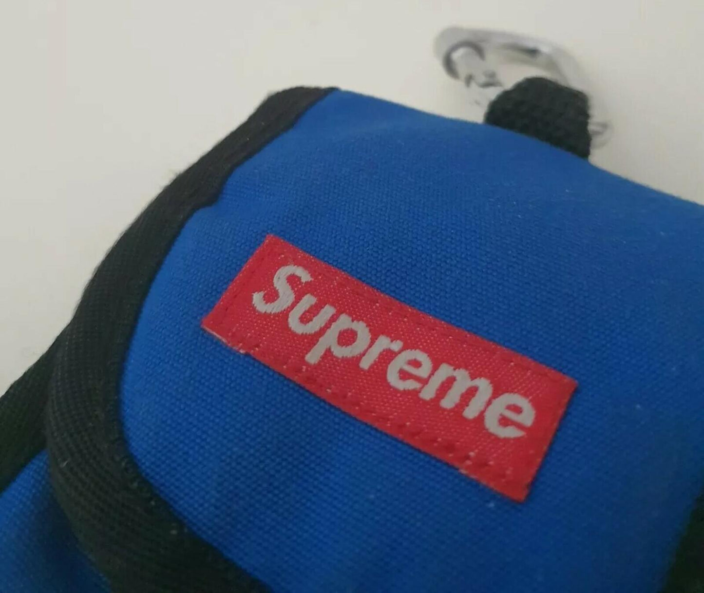 Supreme digital camera bag / pouch blue small box logo Very rare Vintage