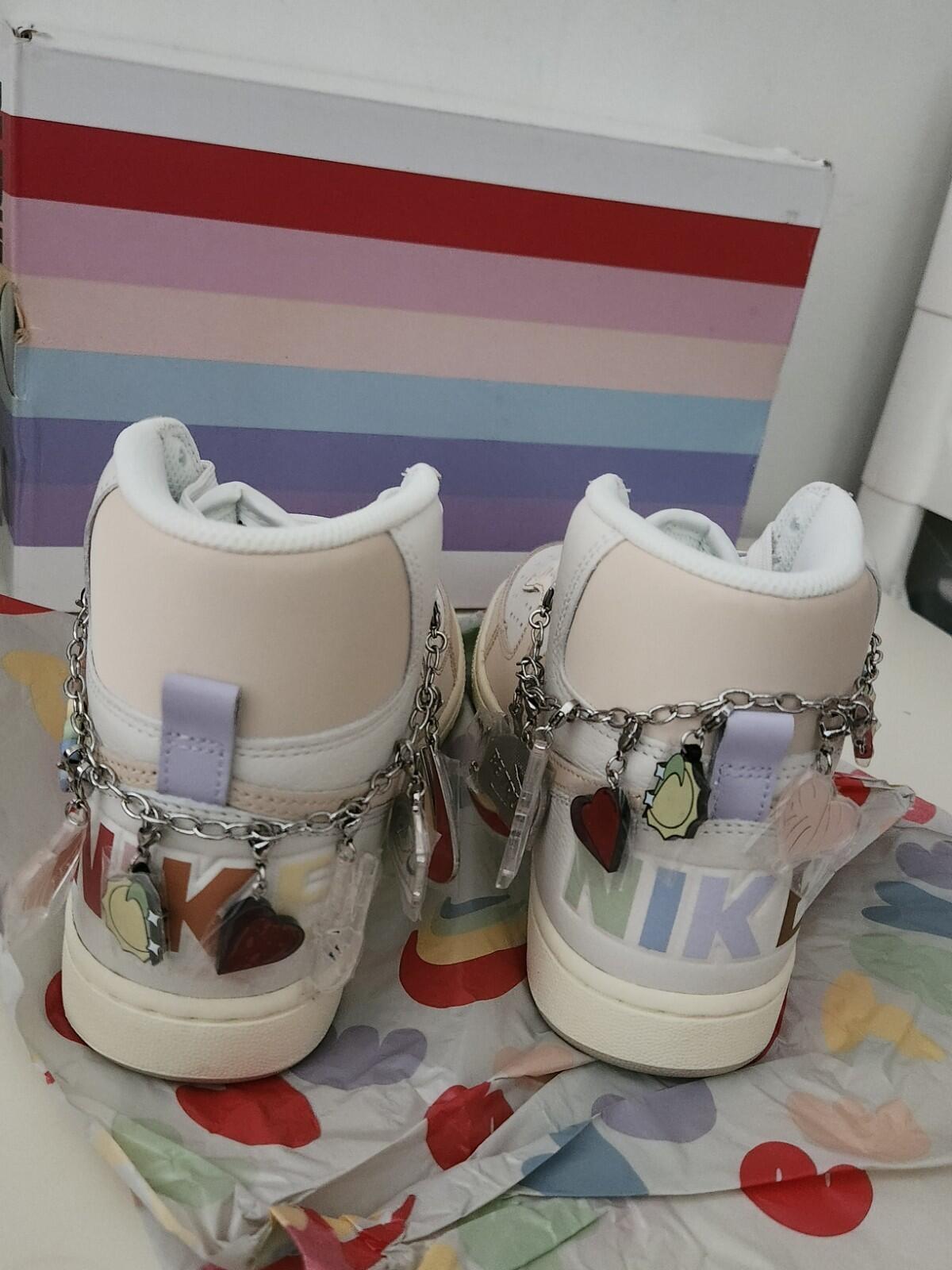 NIKE Terminator High BT RRP Trainers Beige Size US 6 UK 5.5 EUR 38.5