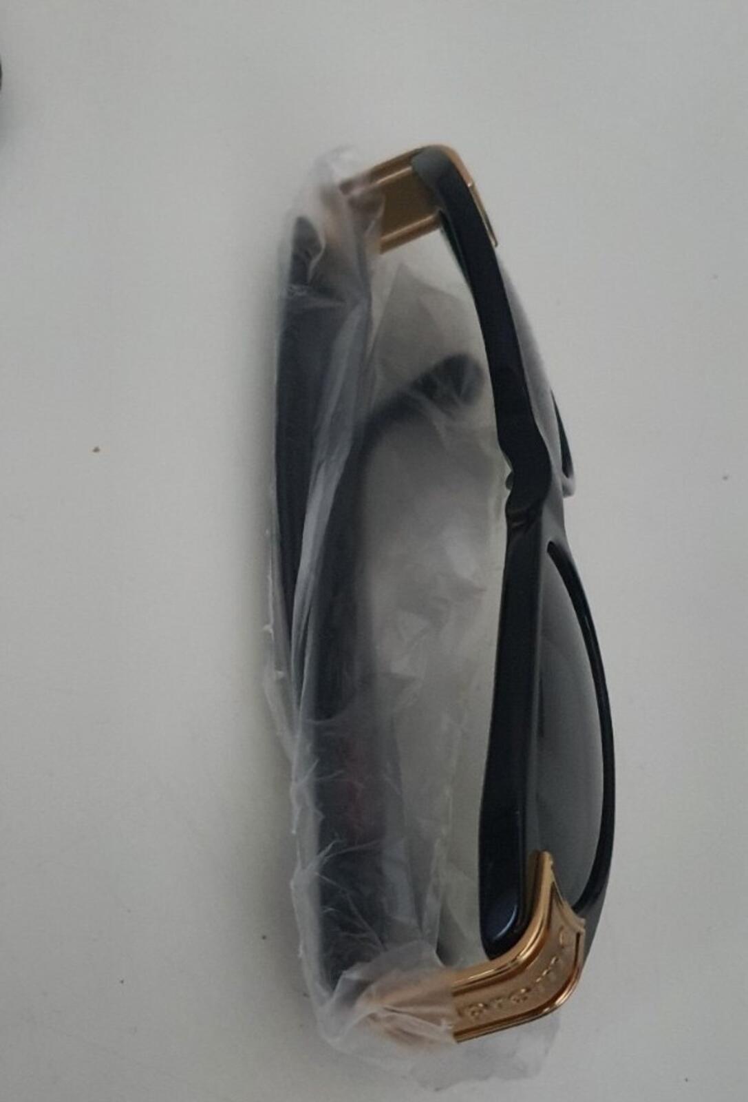 SS18 Supreme Plaza sunglasses Black Gold made in Italy