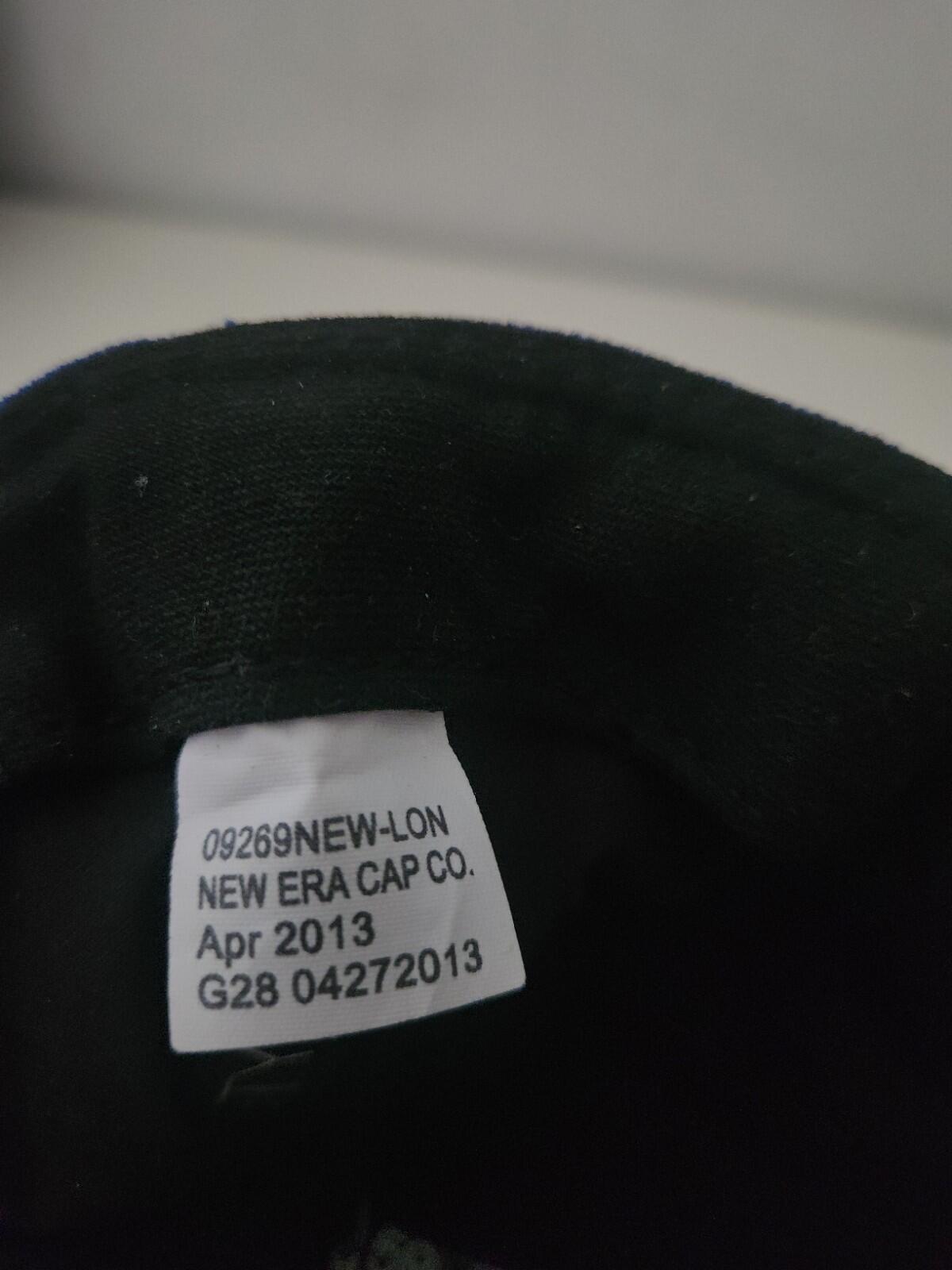 FW13 Supreme GORE-TEX Box Logo New Era Blau Rot Hut Wasserdichte Kappe 7 3/8 Vintage