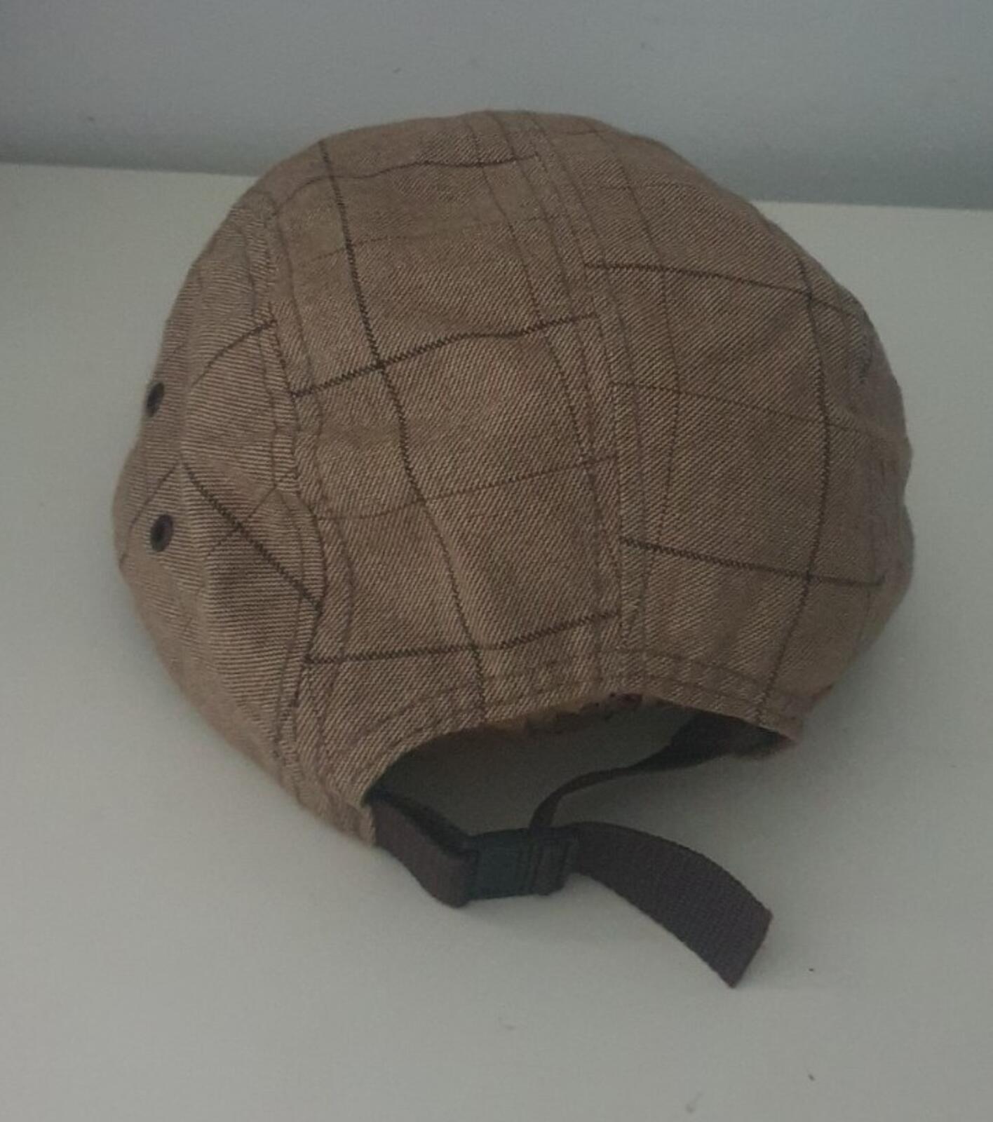 2002 Supreme Tweed Camp Cap Mütze Vintage Sehr selten Braun Beige