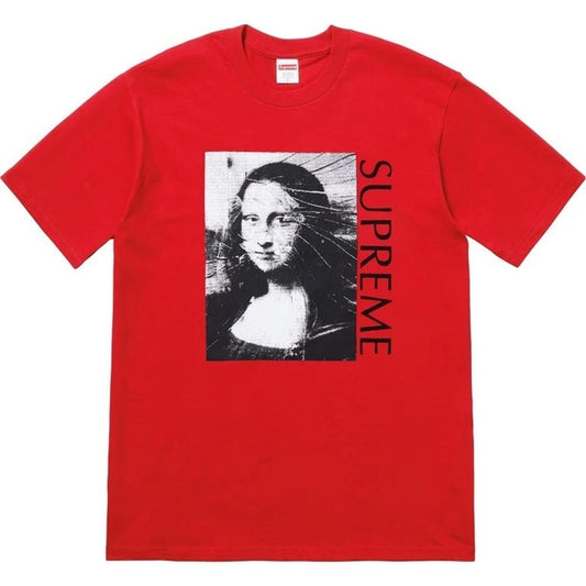 SS18 Supreme Mona Lisa Tee Rojo Talla M
