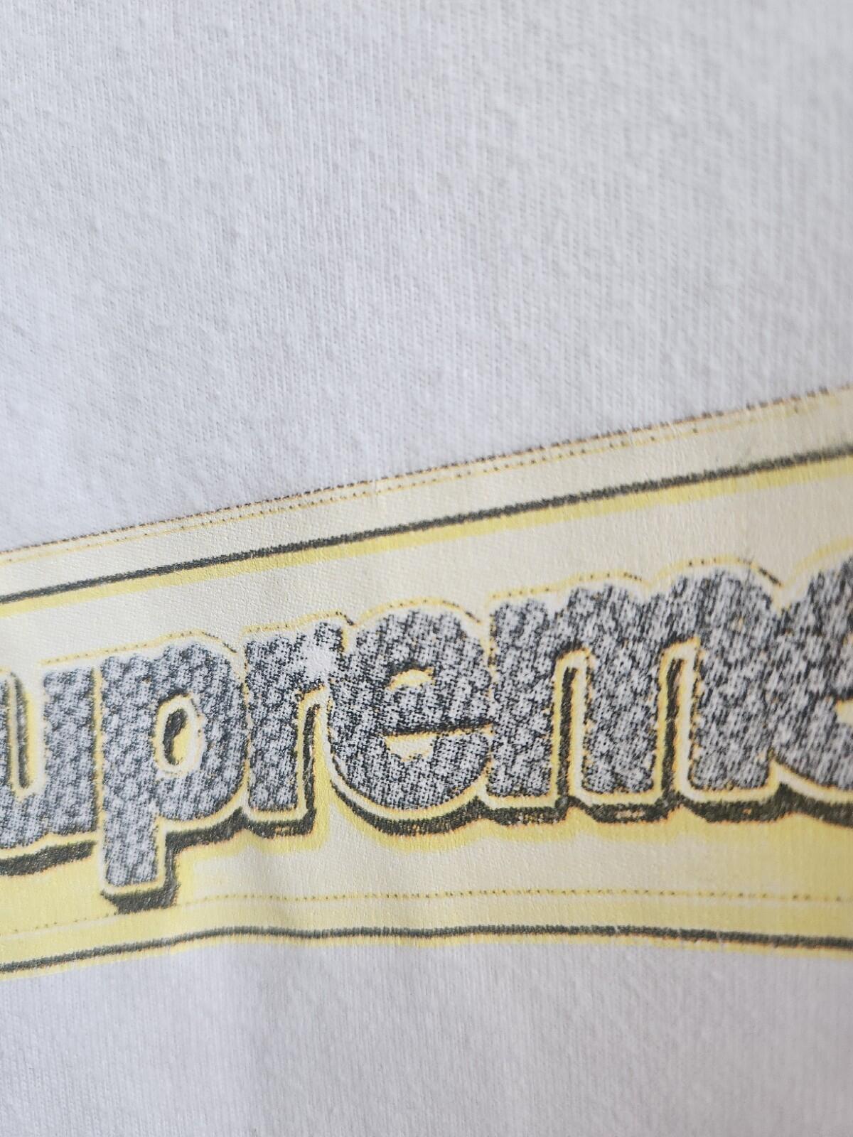 SS13 Supreme Bling Box Logo Tee size M medium white T-shirt Rare Vintage 2013