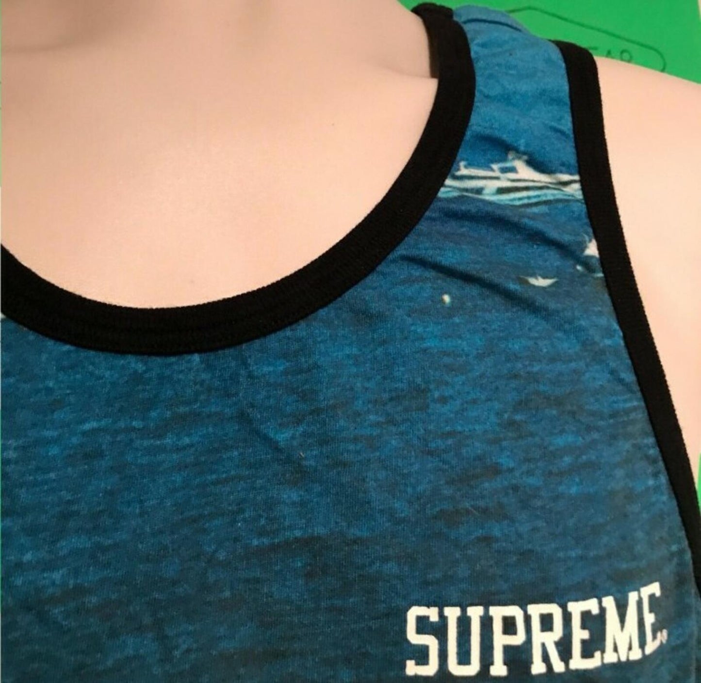 SS14 Supreme Grand Prix Tank Top Tee Size XL