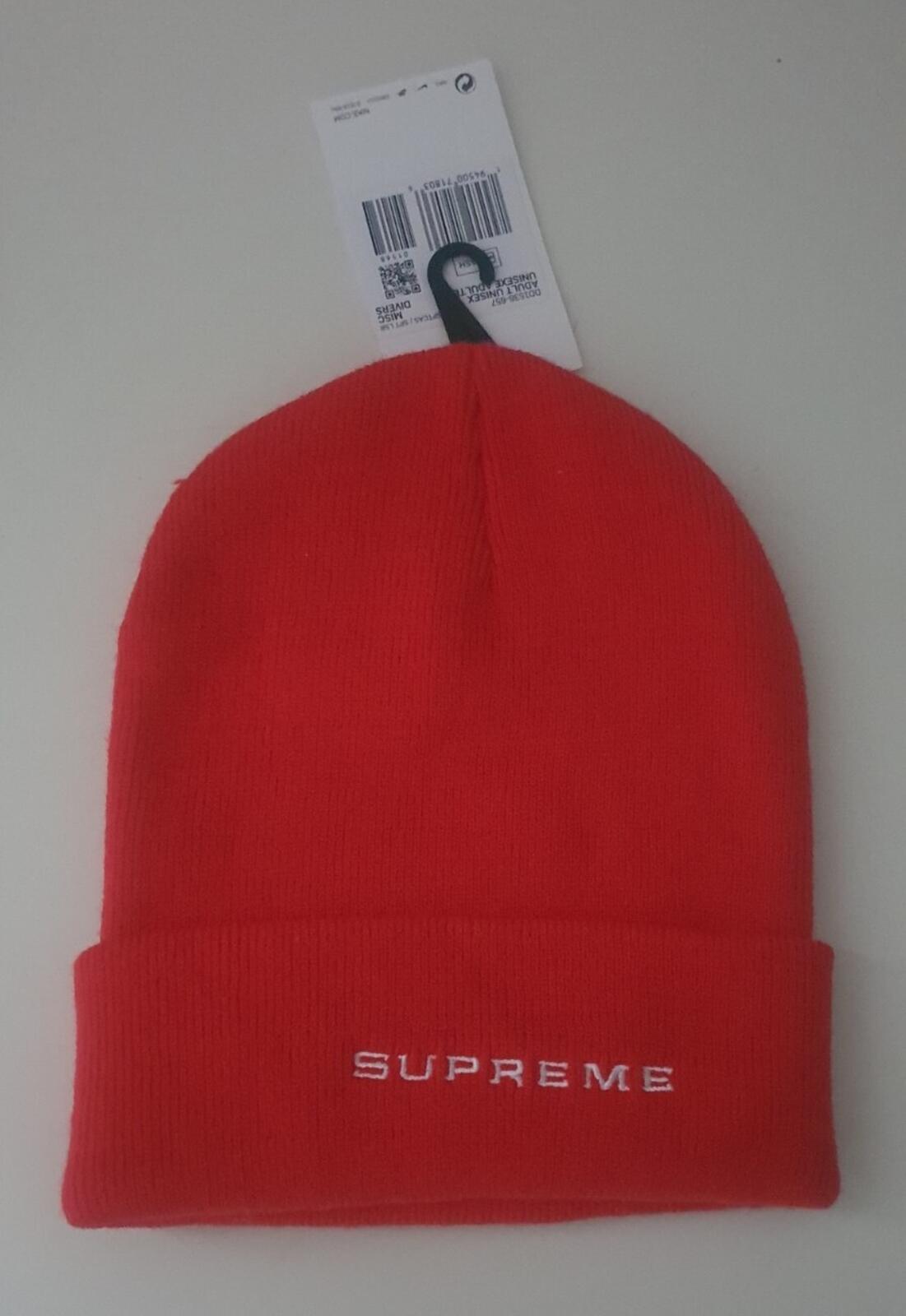 SS21 Supreme x Nike Snakeskin Beanie Red