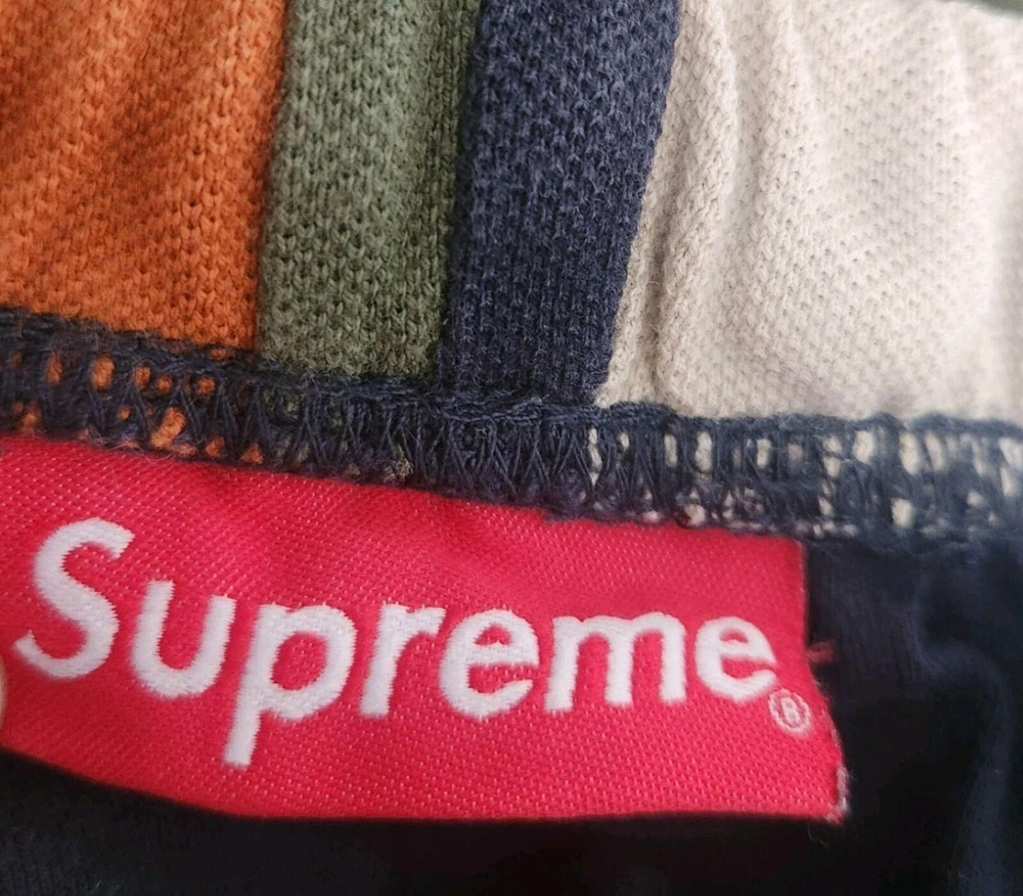 FW18 Supreme Patchwork Pique Short Size S