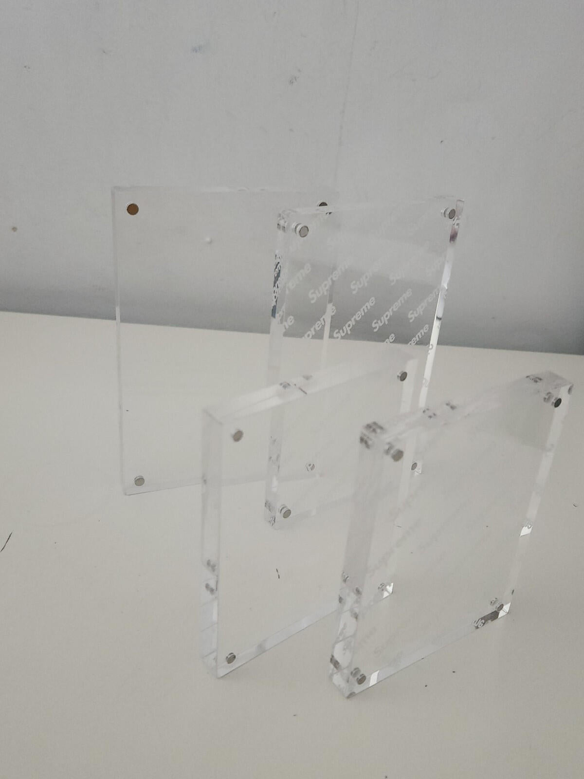 SS19 Supreme Acrylic Photo Frame (set of 2) clear Accessory