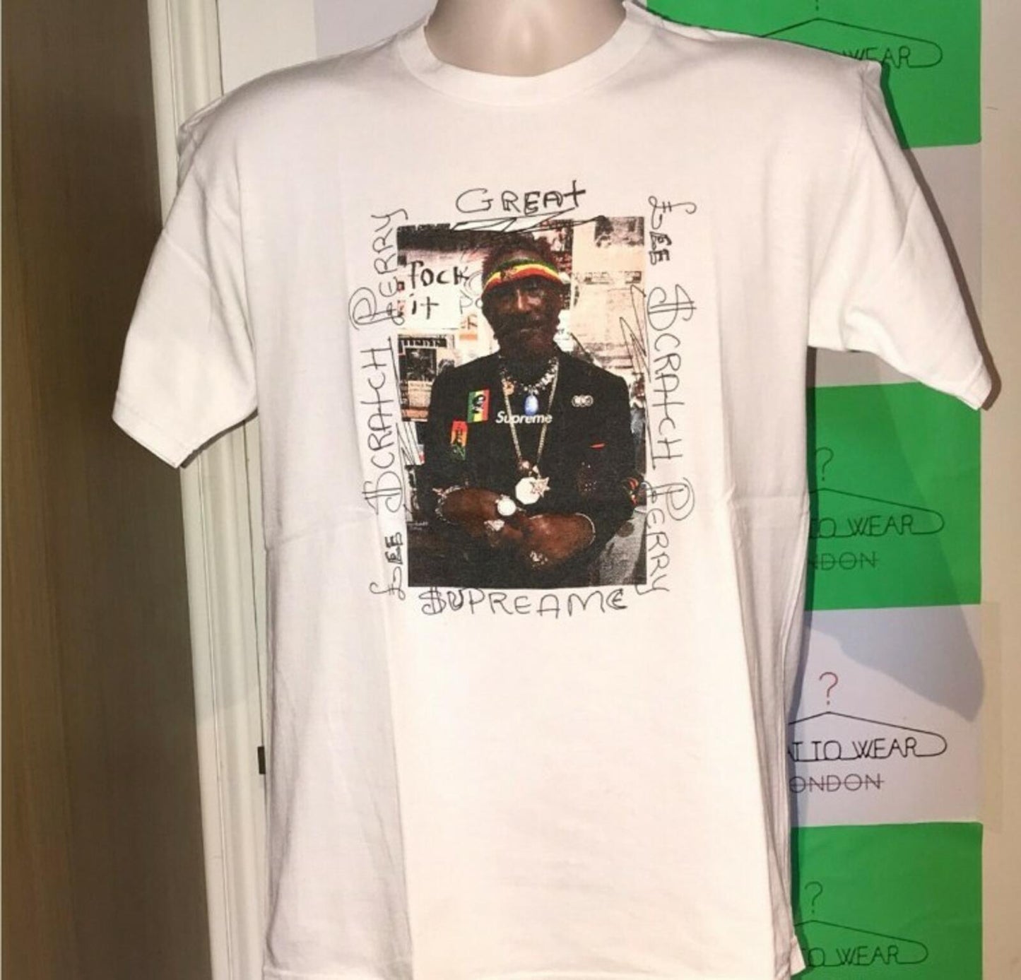 SS10 Supreme Lee Scratch Perry Photo Tee White M