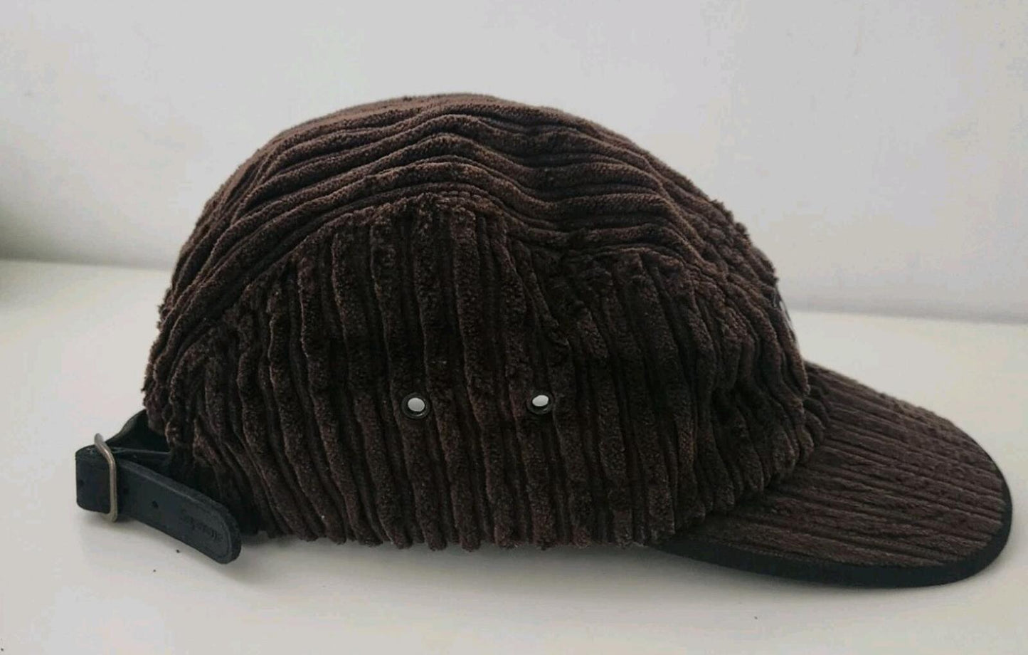 FW15 Supreme Hi-Lo Corduroy Camp Cap Brown