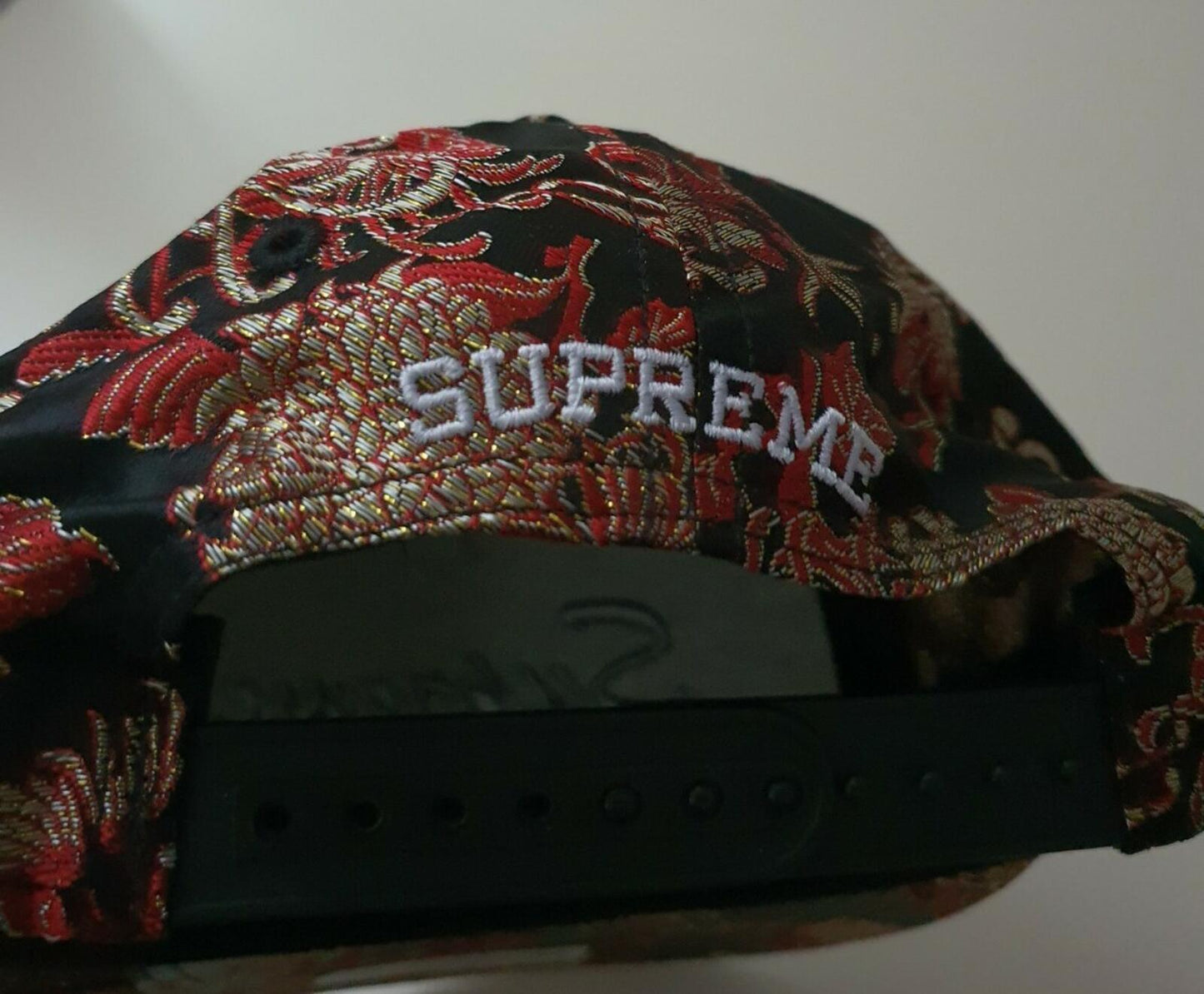 SS17 Supreme Eastern Floral 5-panel Hat Black