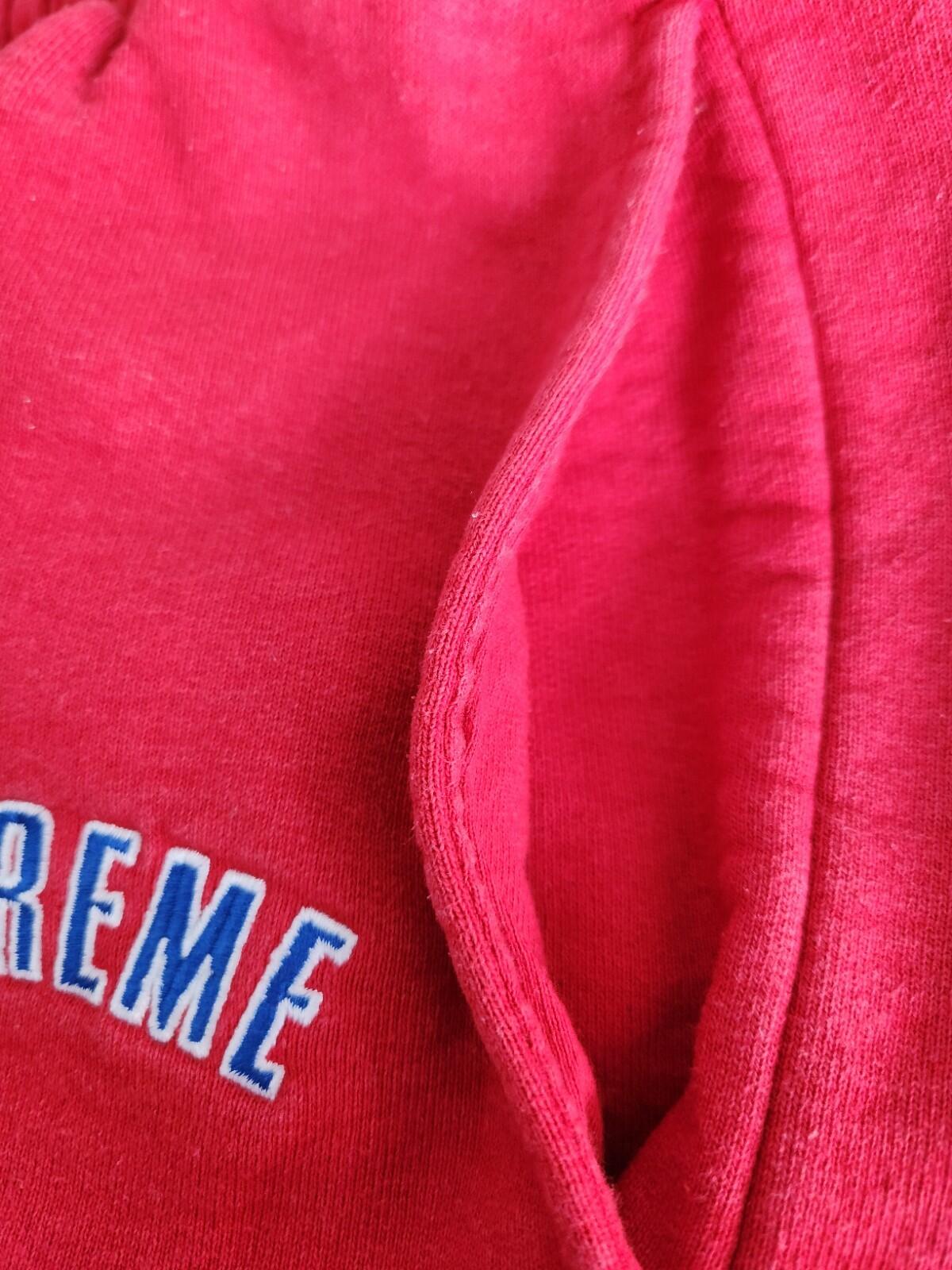 FW18 Supreme Split sweatpant red black pants size S Small