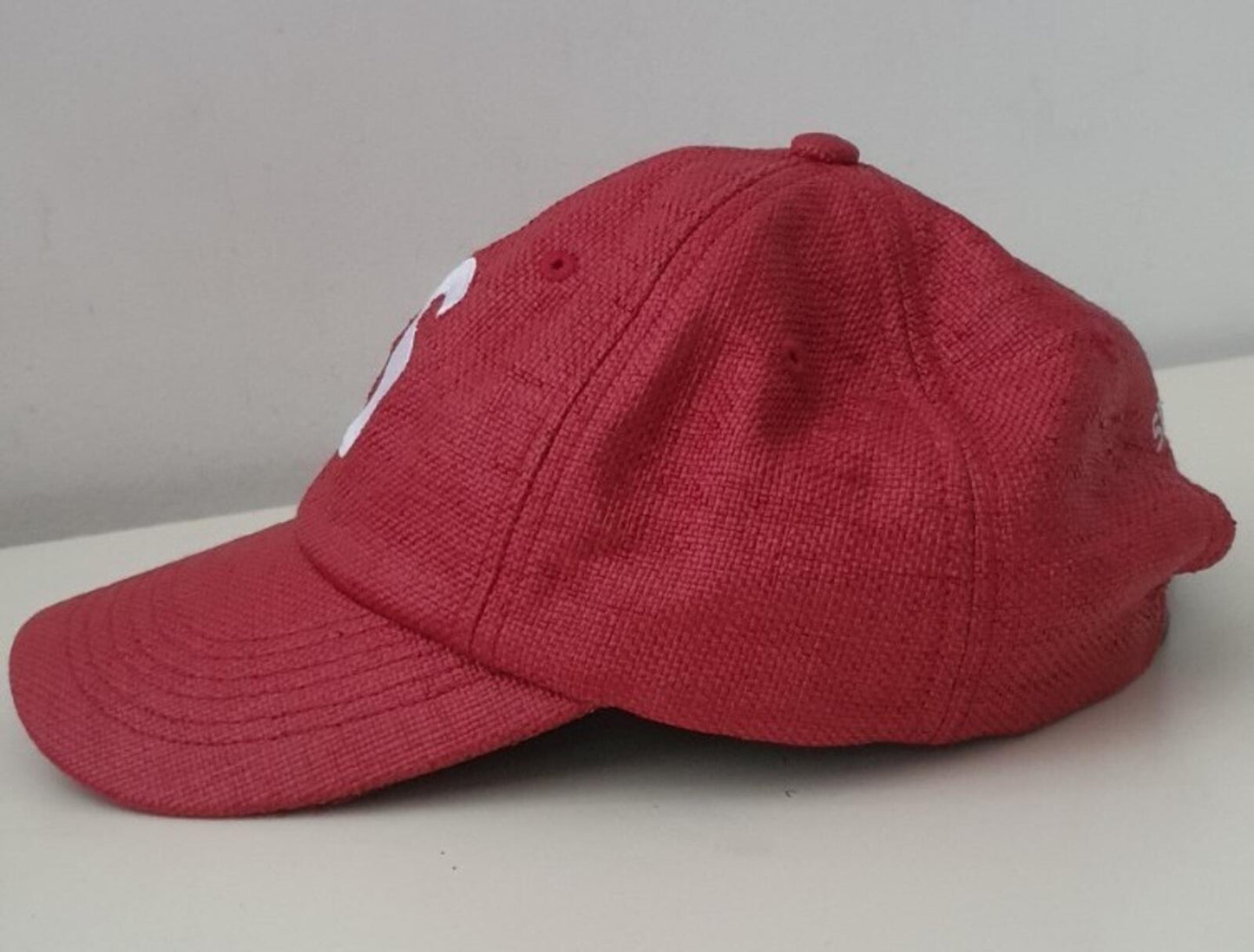 Gorra SS22 Supreme Raffia S Logo 6 Paneles Roja