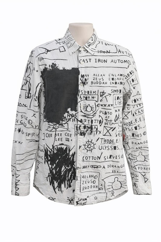 Camiseta FW13 Supreme x Jean Michel Basquiat blanca talla S