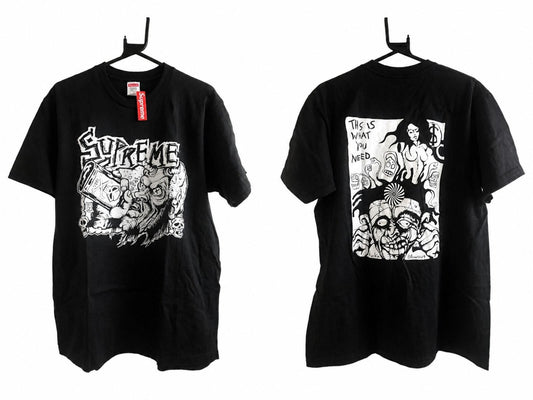FW25 Supreme Fucki n Blowout Tee Black Size L Original artwork by Rob Zombie