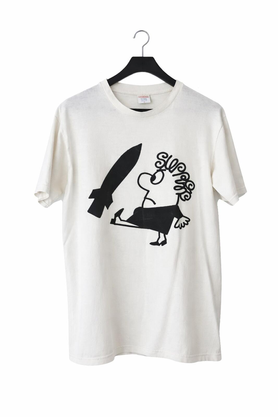 Supreme Kick Bomb Tee FW04 White Size M Vintage