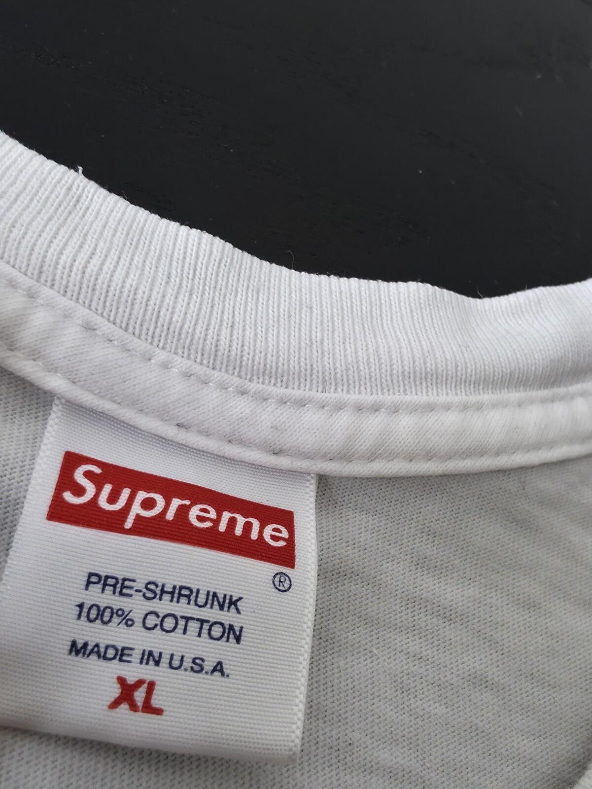 SS20 Supreme Laugh Now Camiseta Blanca Talla XL