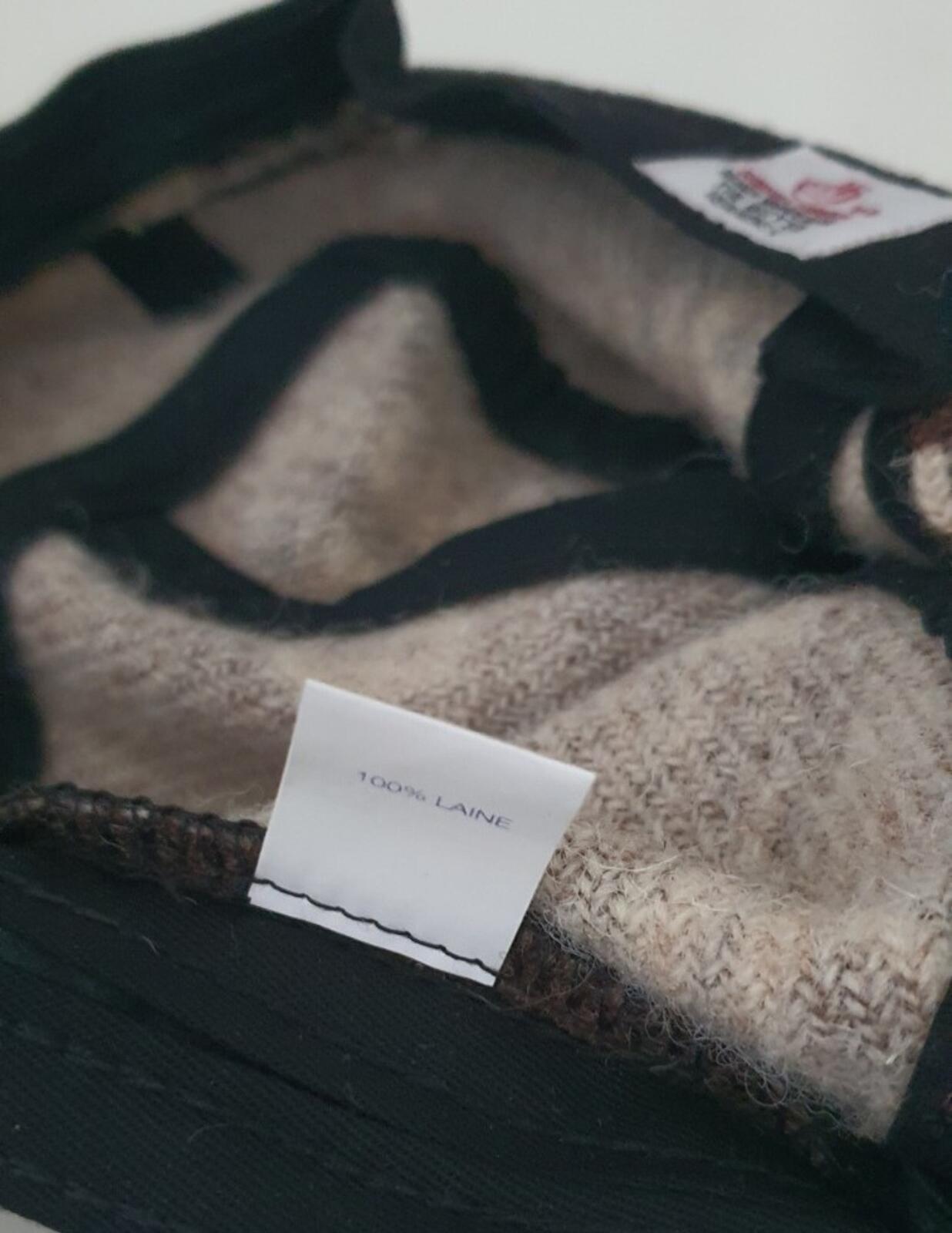 FW18 Supreme Harris Tweed camp cap Brown wool hat box logo