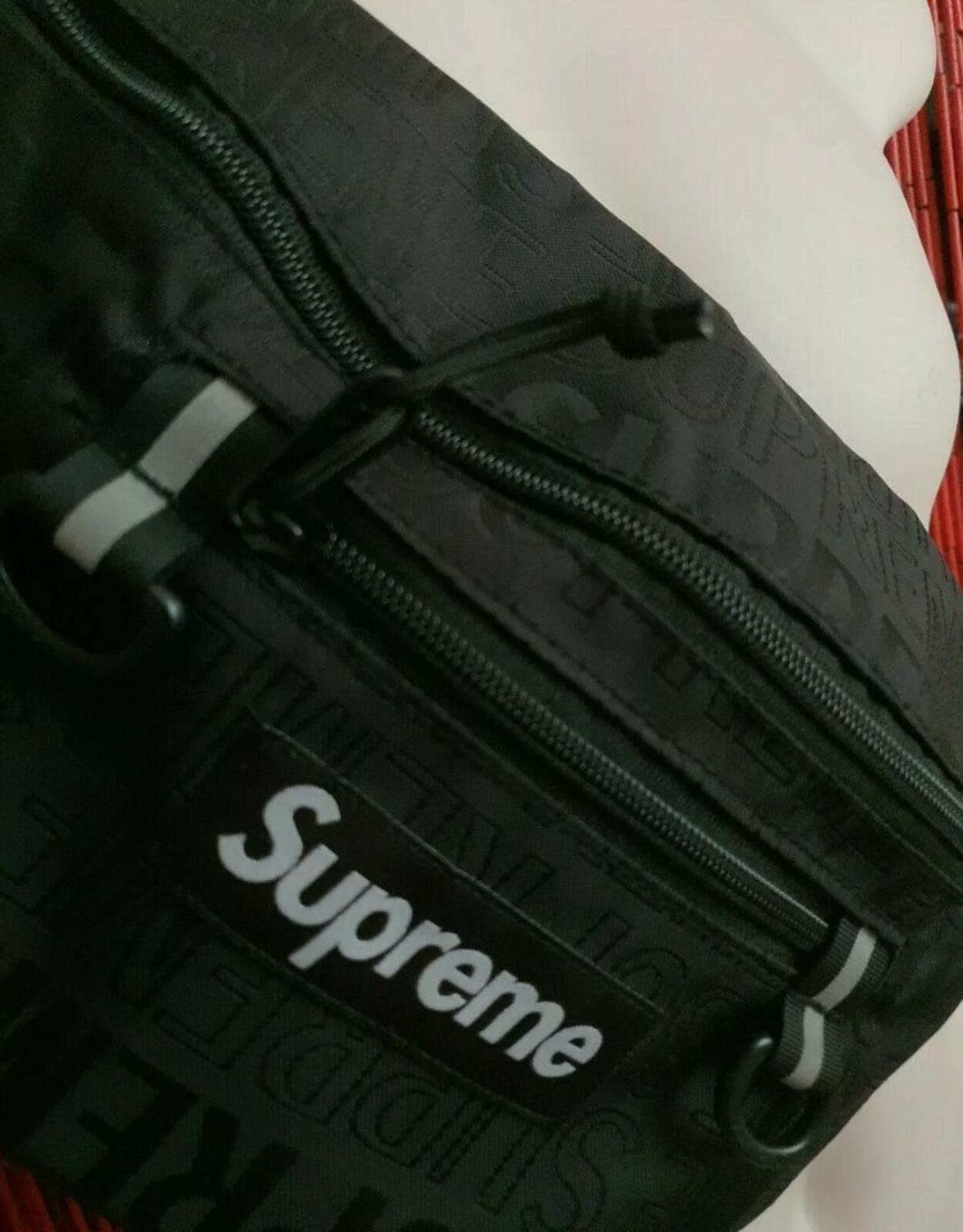 SS19 Supreme Waist Bag Black