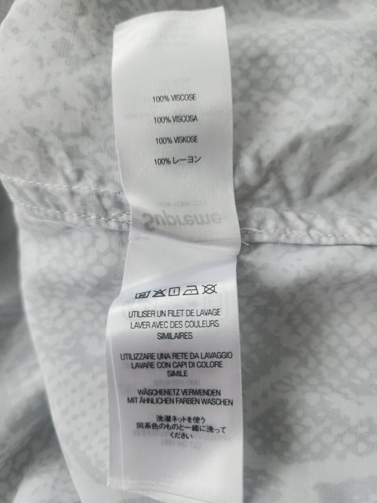 SS24 Supreme Snake S/S shirt S small white button up