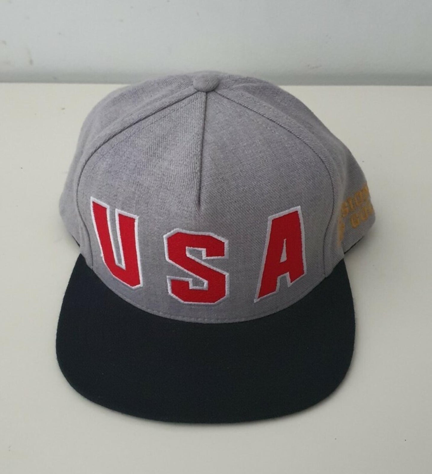 SS12 Supreme Visions of Gold 5-panel Cap Grey