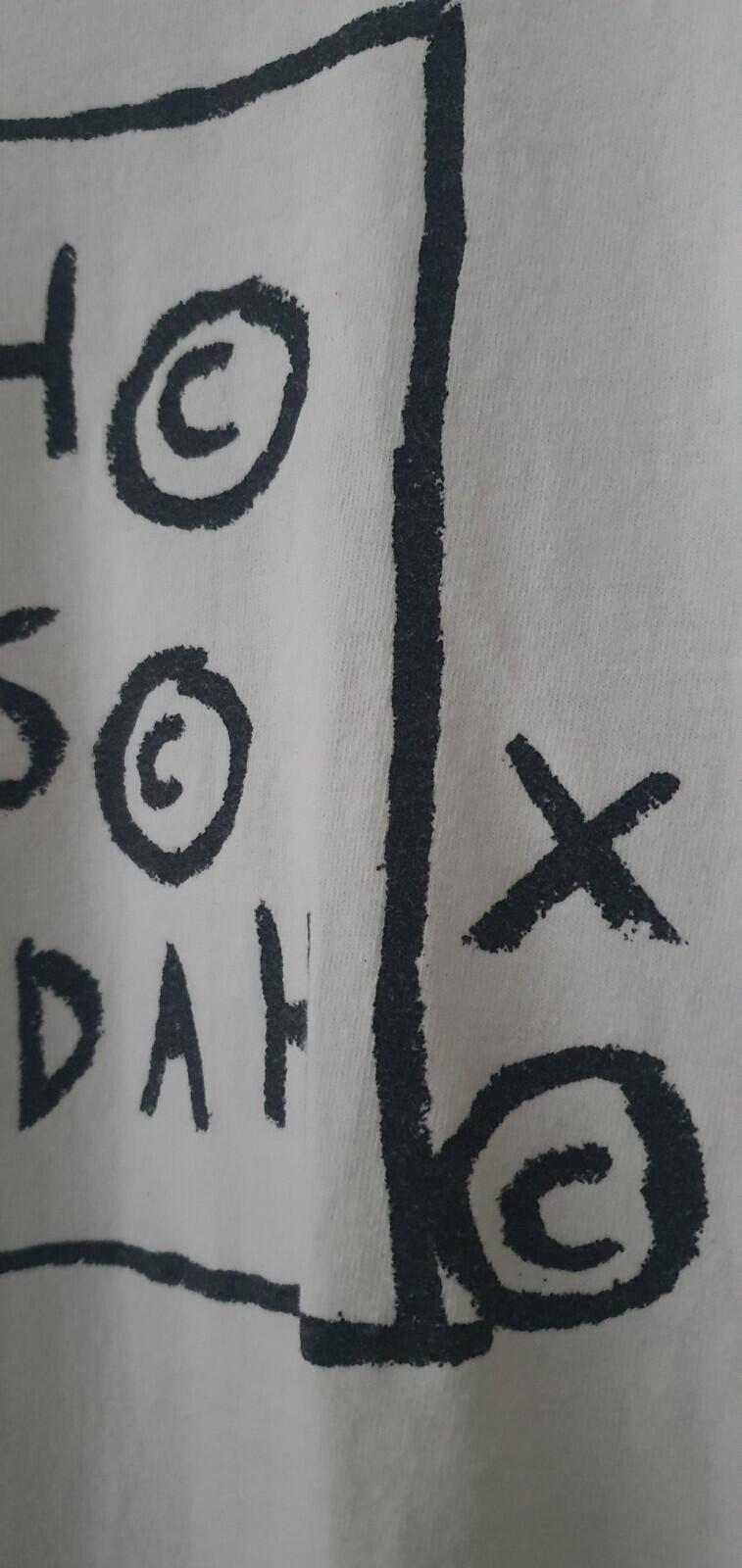 FW13 Supreme Jean Michel Basquiat white L/S tee T-shirt Vintage 2013 Size XL