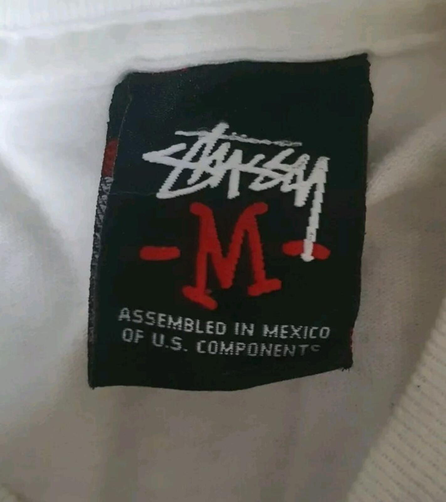 STUSSY London Trashers T-Shirt size M medium Very Rare Tee Vintage