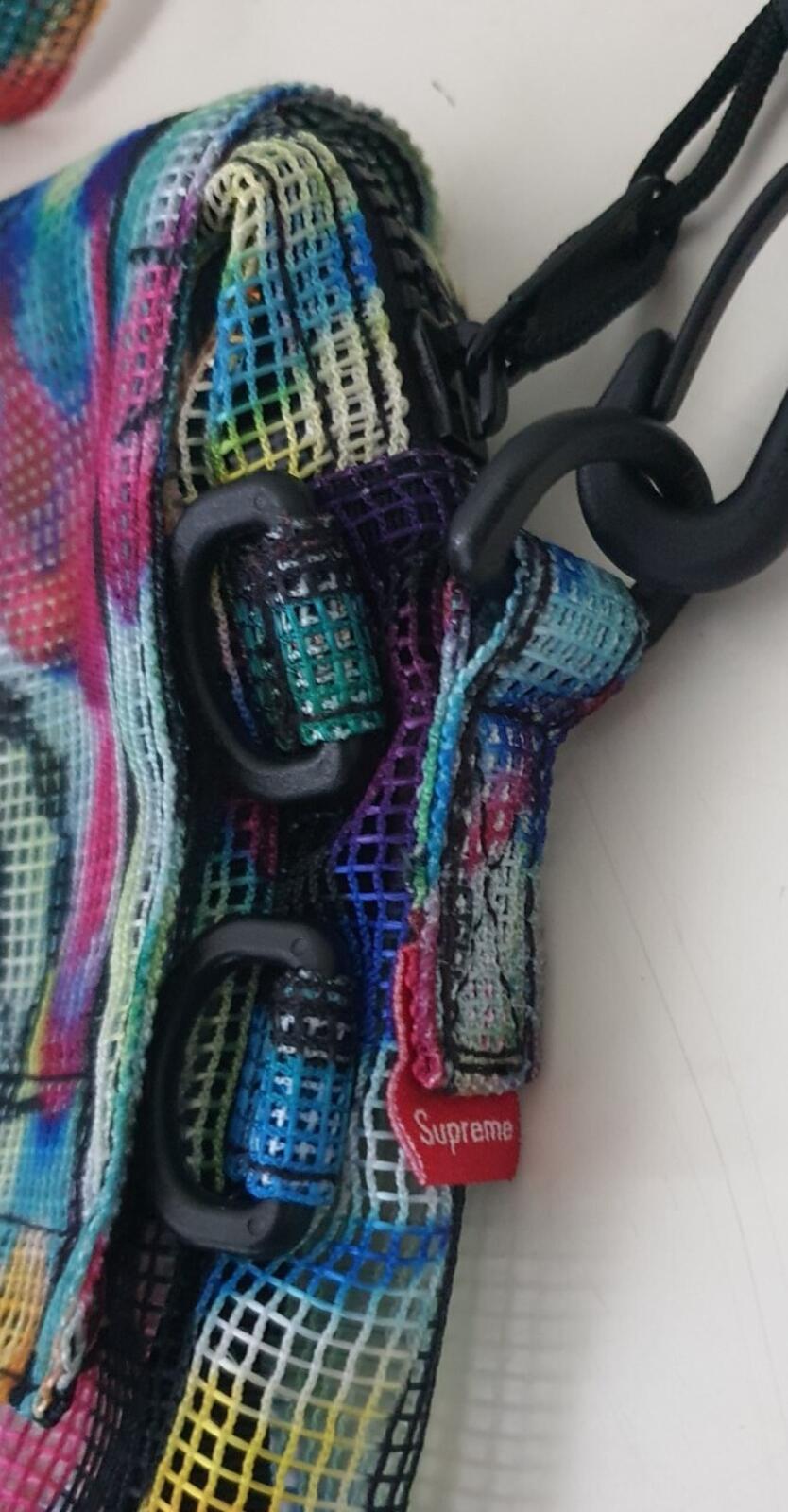 SS21 Supreme x South2 West8 heavy mesh game bag Multicolour shoulder bag
