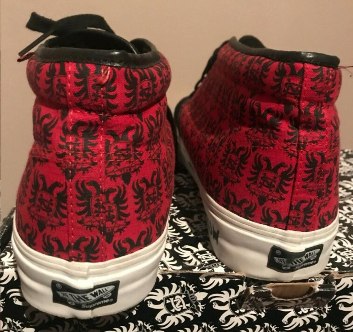 FW07 Supreme x Vans x Neighborhood Chukka Trainers Size UK 8.5 EU 42.5 US 9.5
