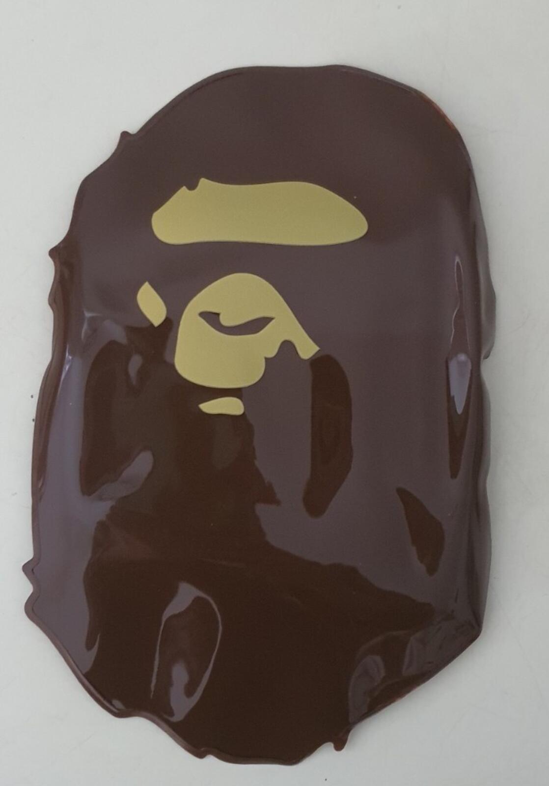 A BATHING APE Big ABC camo face mask cotton blue camouflage BAPE RRP £55