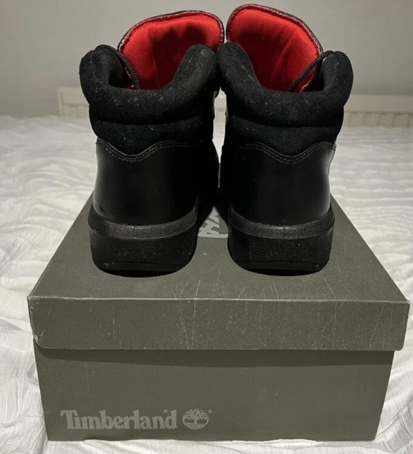 FW14 Supreme x Timberland Field Boots Black Size UK 10 US 10.5 EU 44.5