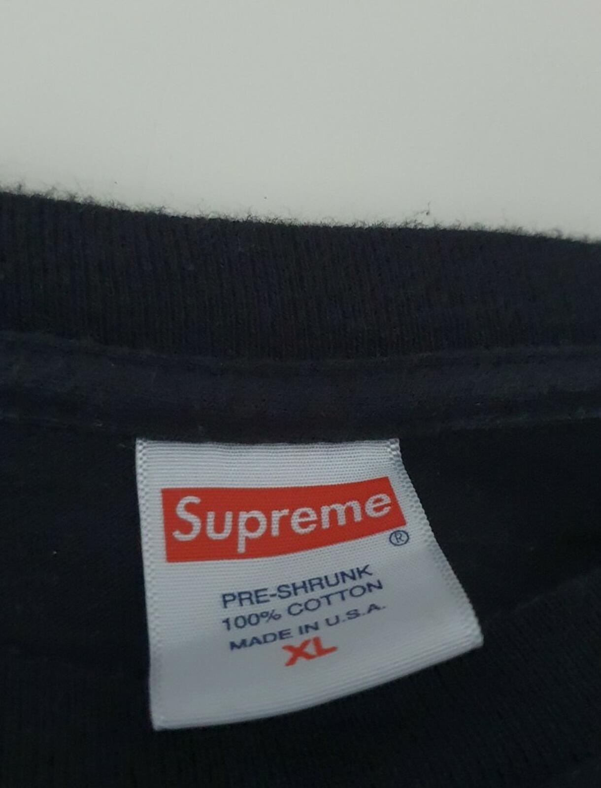 FW16 Supreme Araki Orchid L/S tee black Long sleeve size XL T-shirt