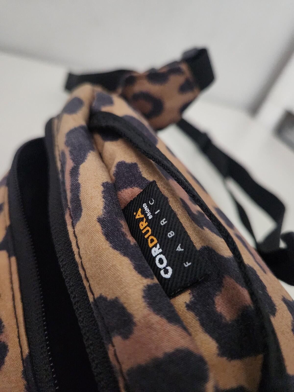 FW20 Supreme Waist Bag Leopard Shoulder Belt Water Resistant New Cordura Fabric