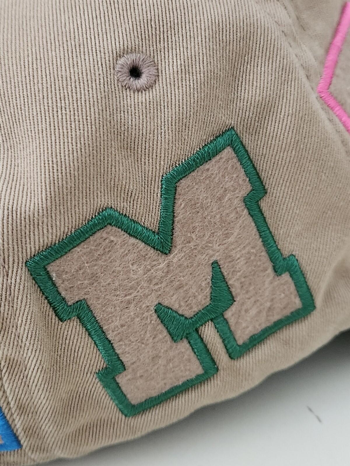 SS21 Supreme Spellout 6-panel Tan twill hat felt logo cap